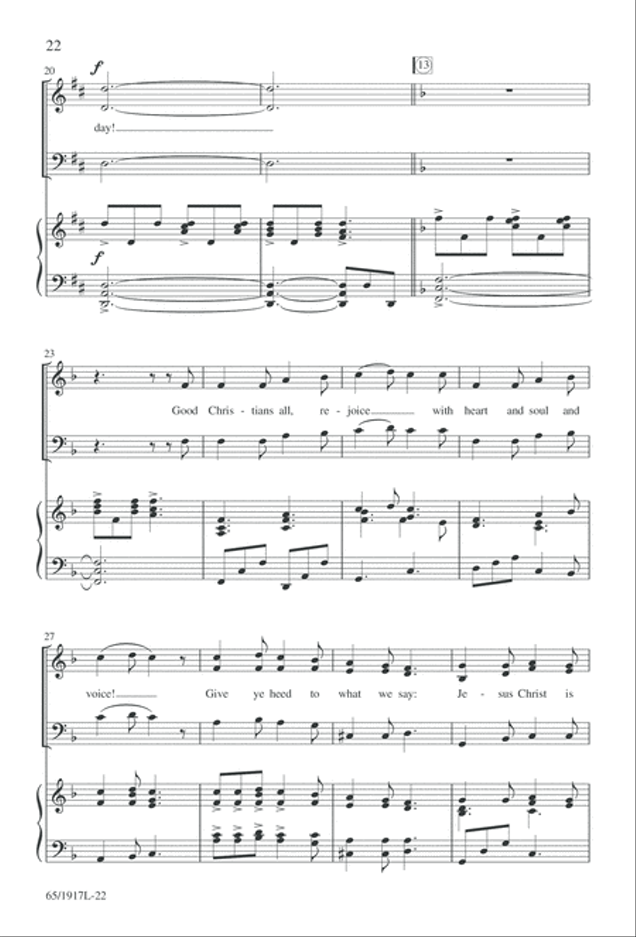 Touched by a Child, Touched by a King (Digital Download) 3-Part scores gallery preview page 22