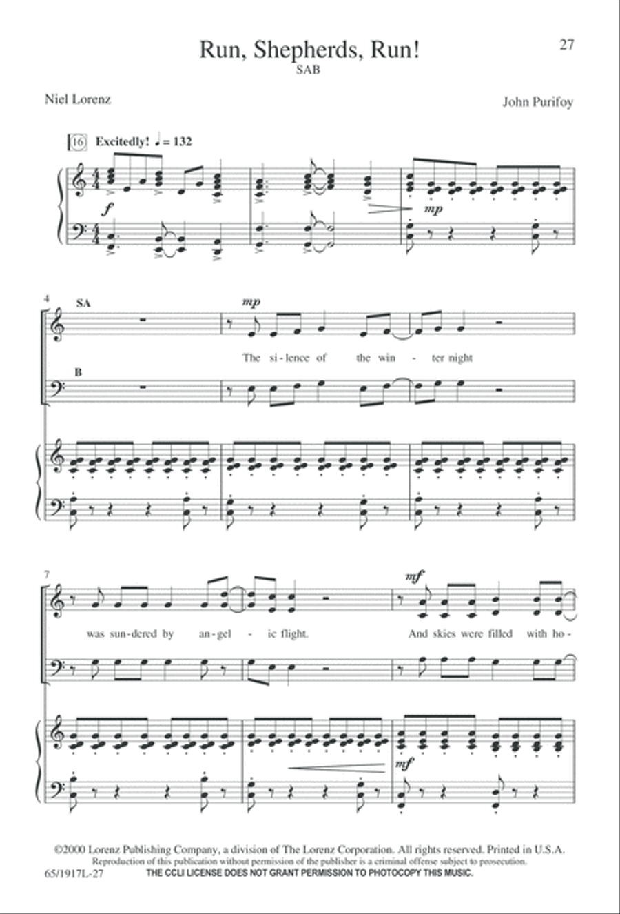 Touched by a Child, Touched by a King (Digital Download) 3-Part scores gallery preview page 27