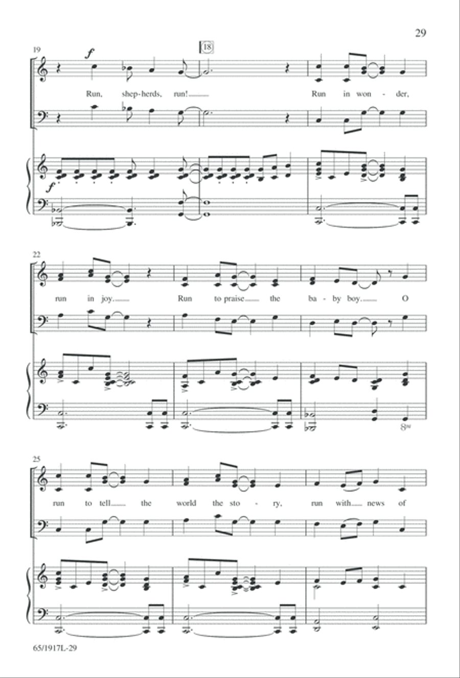 Touched by a Child, Touched by a King (Digital Download) 3-Part scores gallery preview page 29