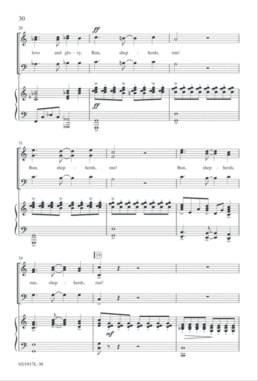 Touched by a Child, Touched by a King (Digital Download) 3-Part scores gallery preview page 30