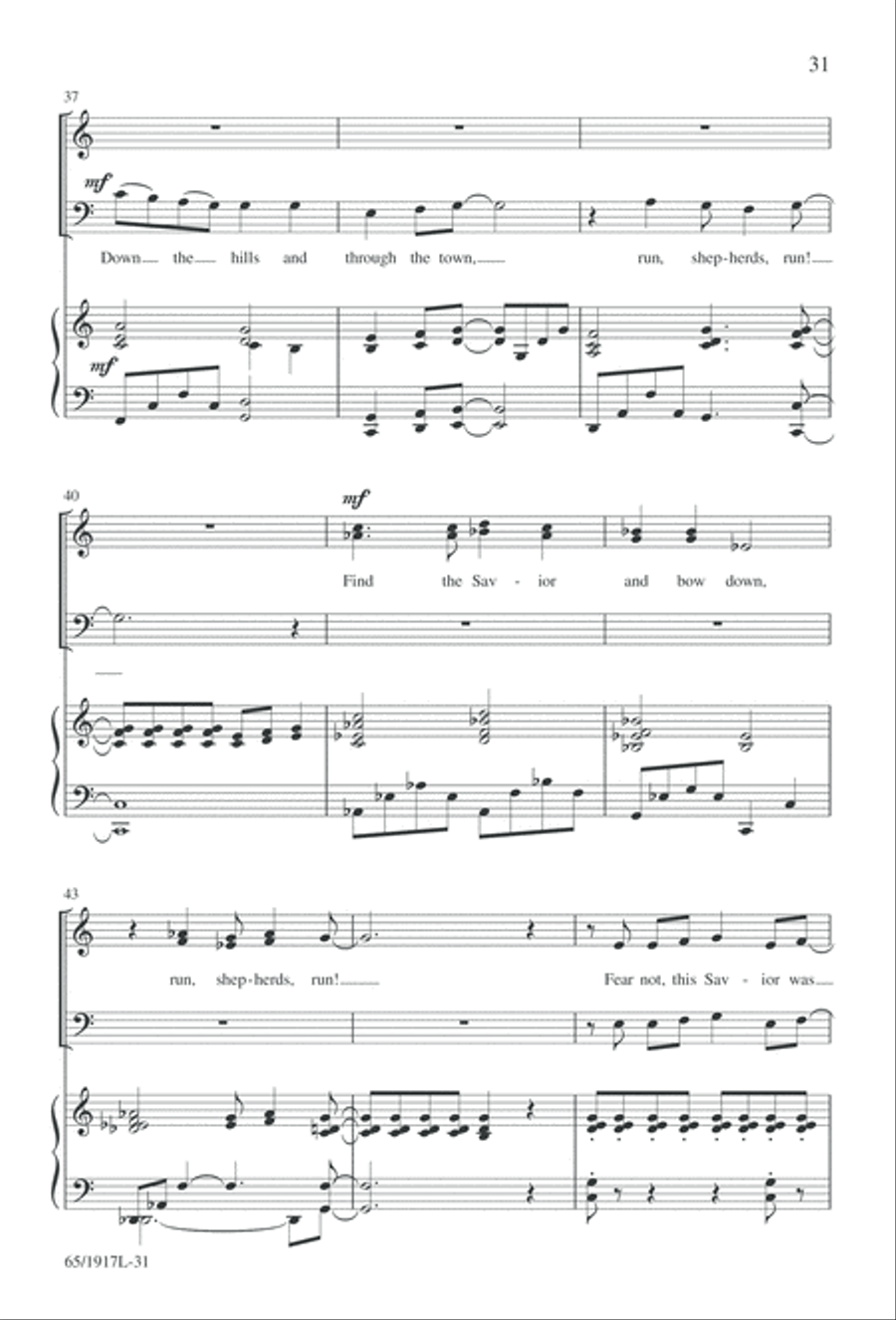 Touched by a Child, Touched by a King (Digital Download) 3-Part scores gallery preview page 31