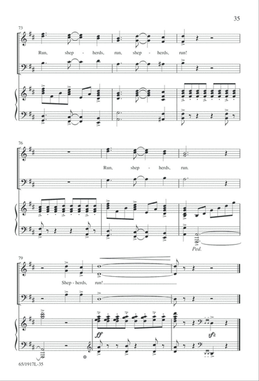Touched by a Child, Touched by a King (Digital Download) 3-Part scores gallery preview page 35