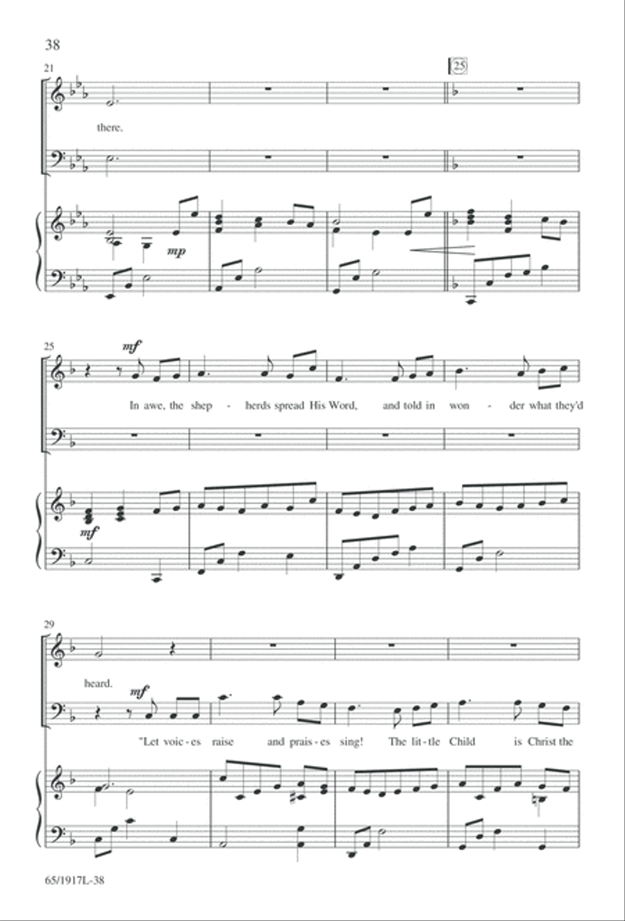 Touched by a Child, Touched by a King (Digital Download) 3-Part scores gallery preview page 38