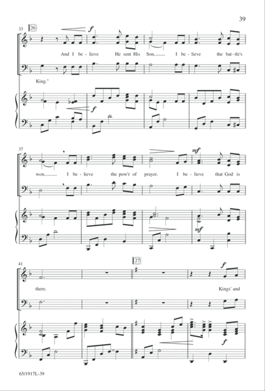 Touched by a Child, Touched by a King (Digital Download) 3-Part scores gallery preview page 39