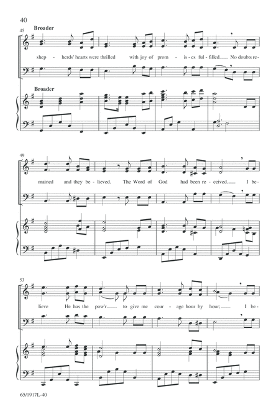 Touched by a Child, Touched by a King (Digital Download) 3-Part scores gallery preview page 40