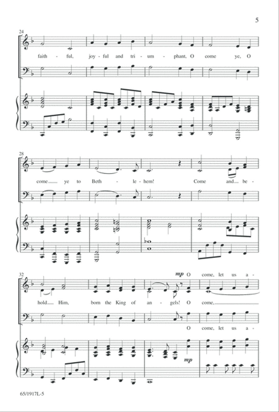 Touched by a Child, Touched by a King (Digital Download) 3-Part scores gallery preview page 5