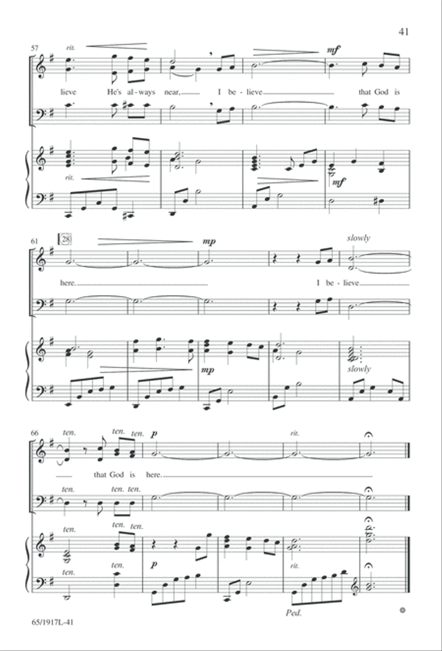 Touched by a Child, Touched by a King (Digital Download) 3-Part scores gallery preview page 41