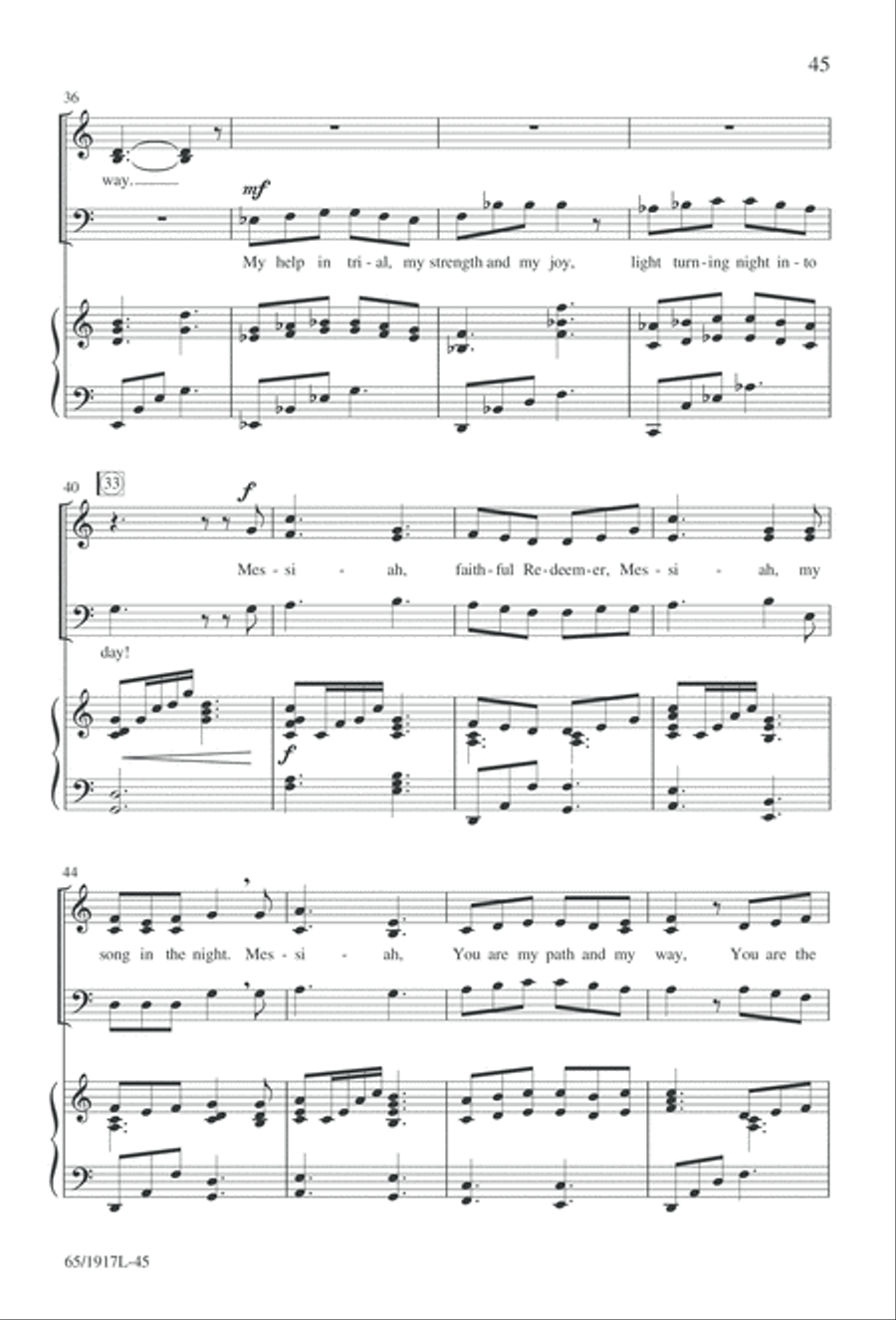 Touched by a Child, Touched by a King (Digital Download) 3-Part scores gallery preview page 45