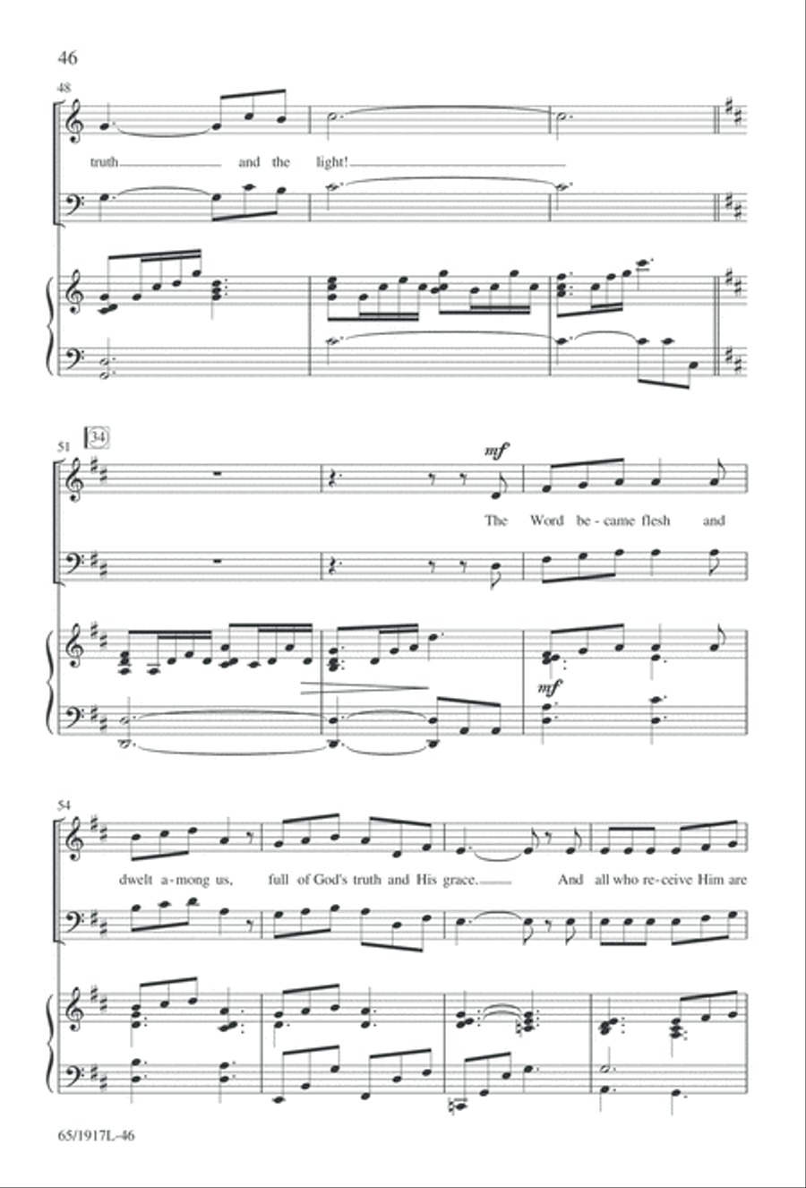 Touched by a Child, Touched by a King (Digital Download) 3-Part scores gallery preview page 46