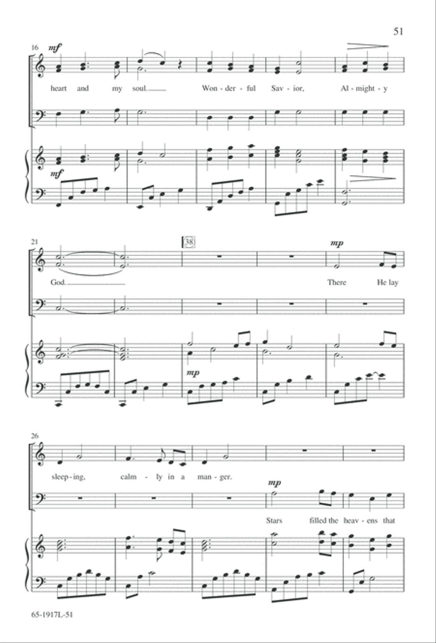 Touched by a Child, Touched by a King (Digital Download) 3-Part scores gallery preview page 51