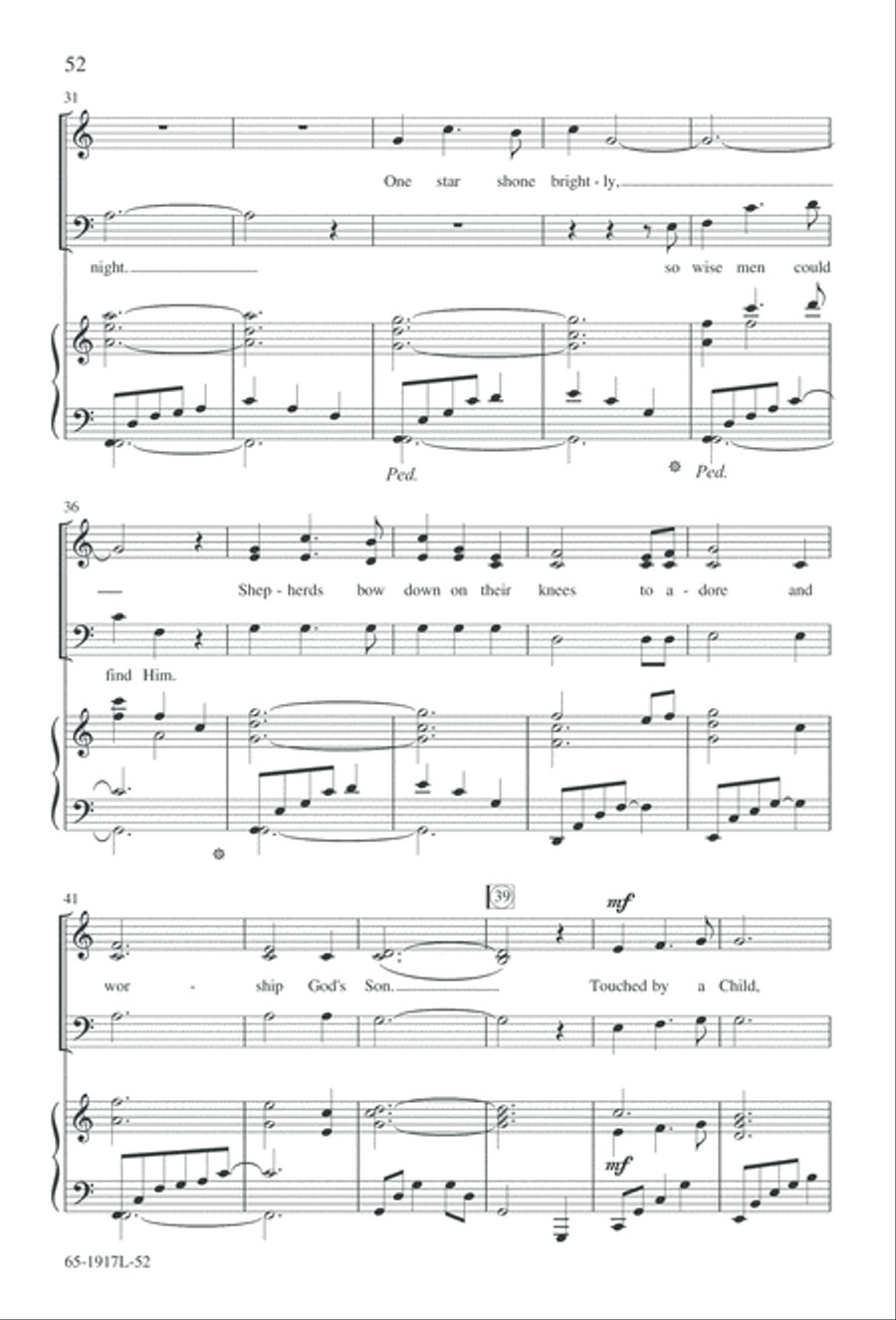 Touched by a Child, Touched by a King (Digital Download) 3-Part scores gallery preview page 52