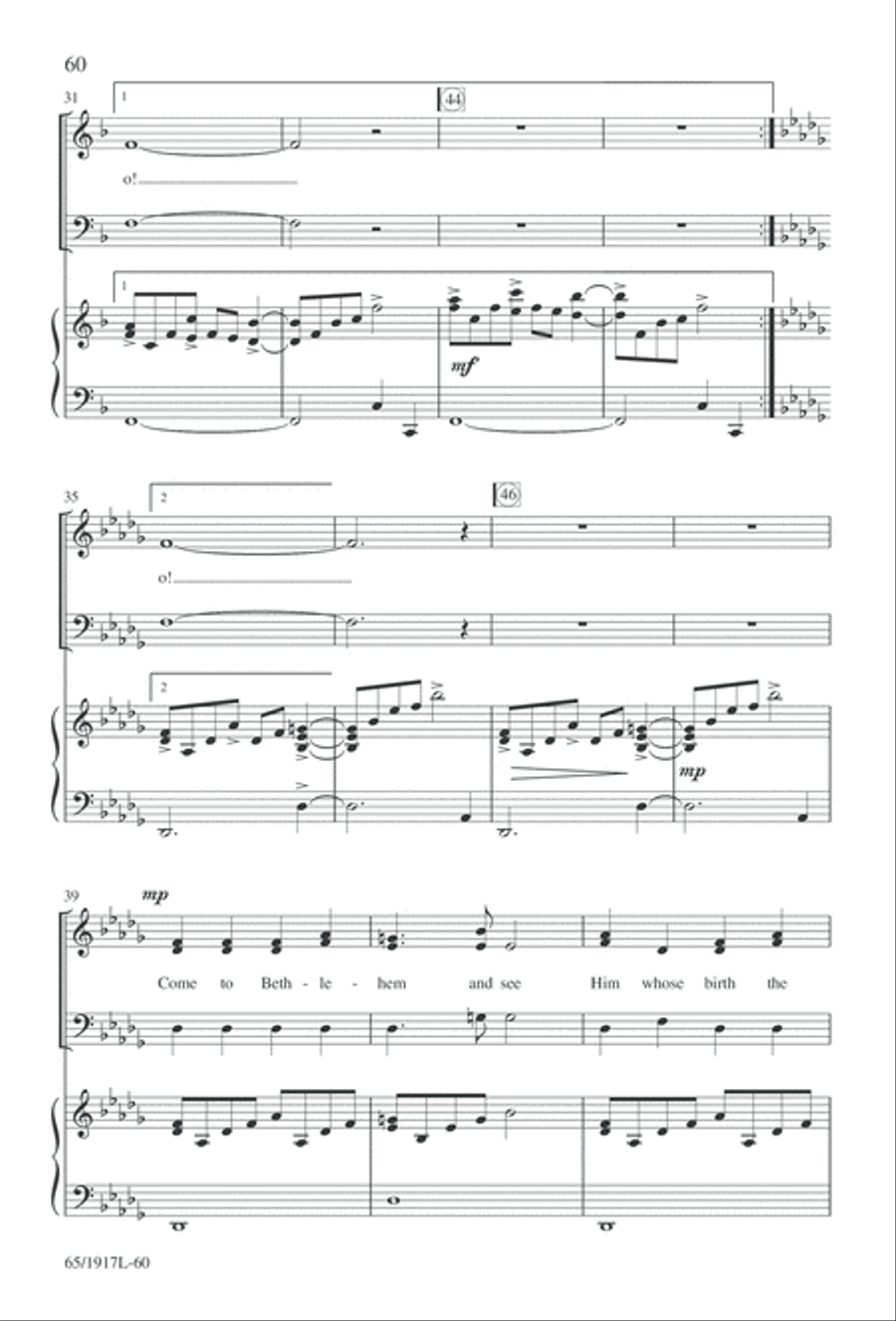 Touched by a Child, Touched by a King (Digital Download) 3-Part scores gallery preview page 60