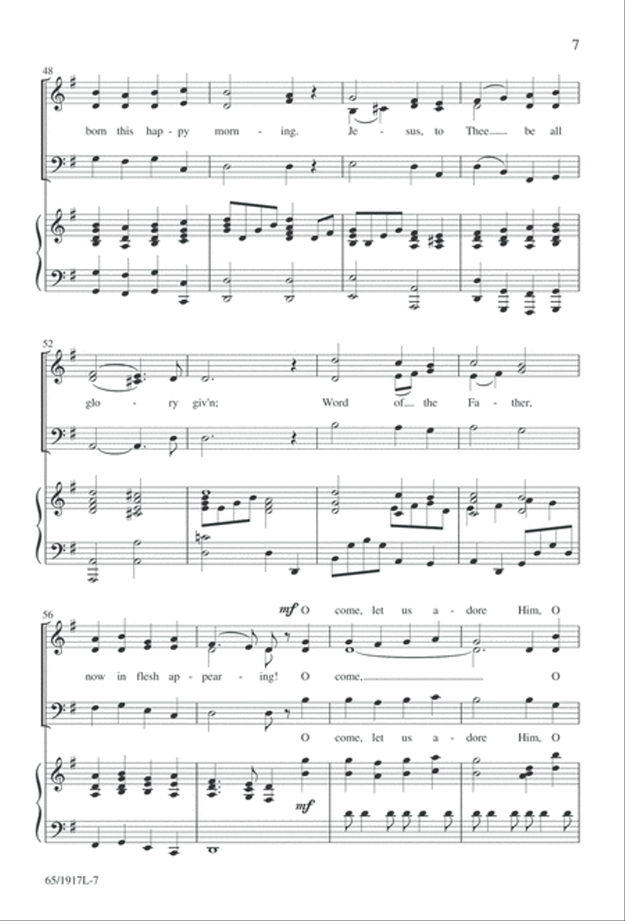 Touched by a Child, Touched by a King (Digital Download) 3-Part scores gallery preview page 7