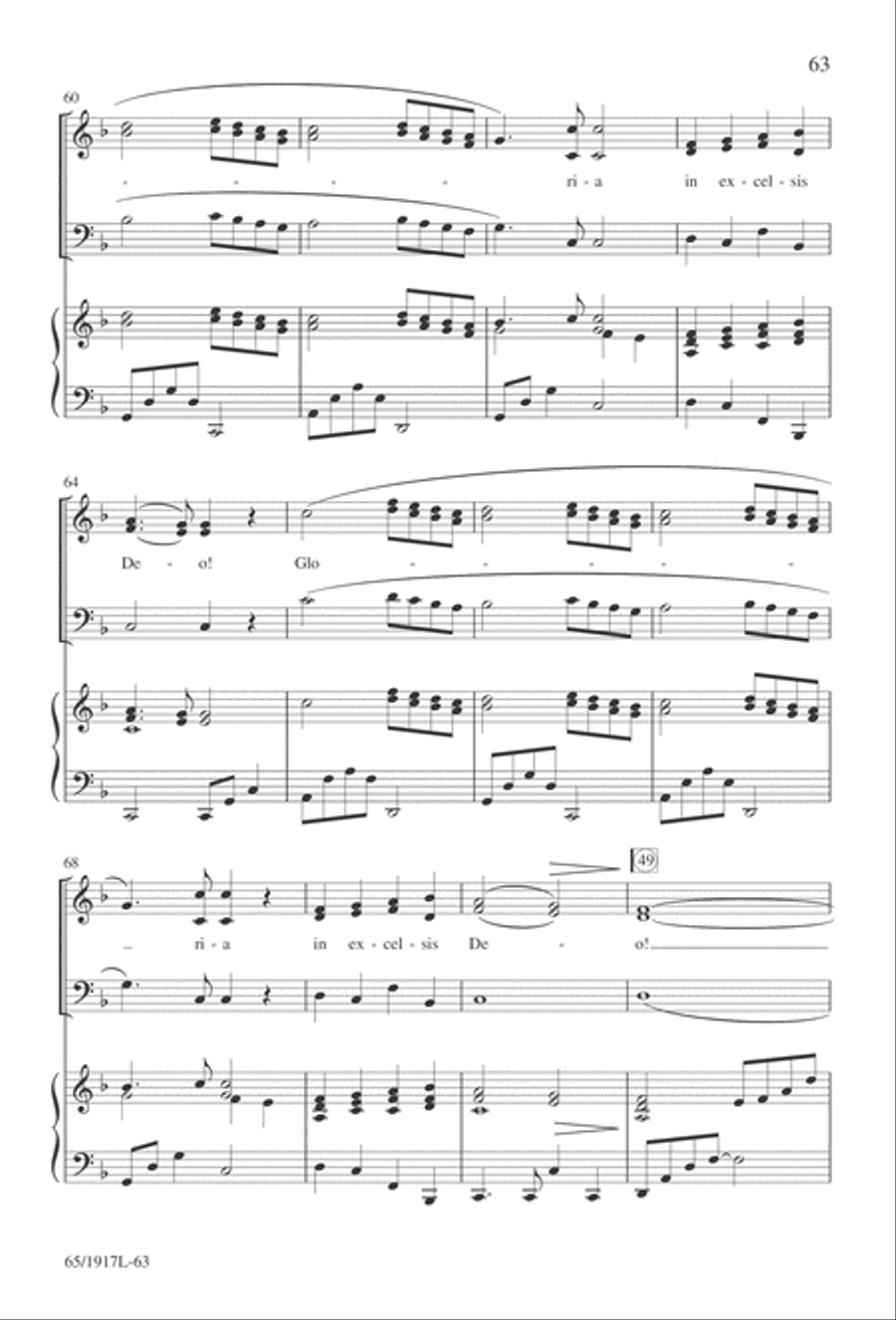Touched by a Child, Touched by a King (Digital Download) 3-Part scores gallery preview page 63