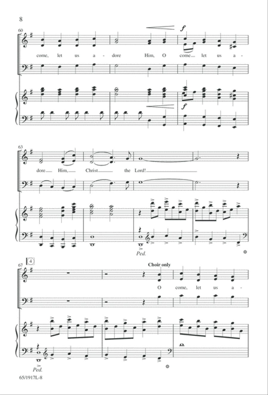 Touched by a Child, Touched by a King (Digital Download) 3-Part scores gallery preview page 8