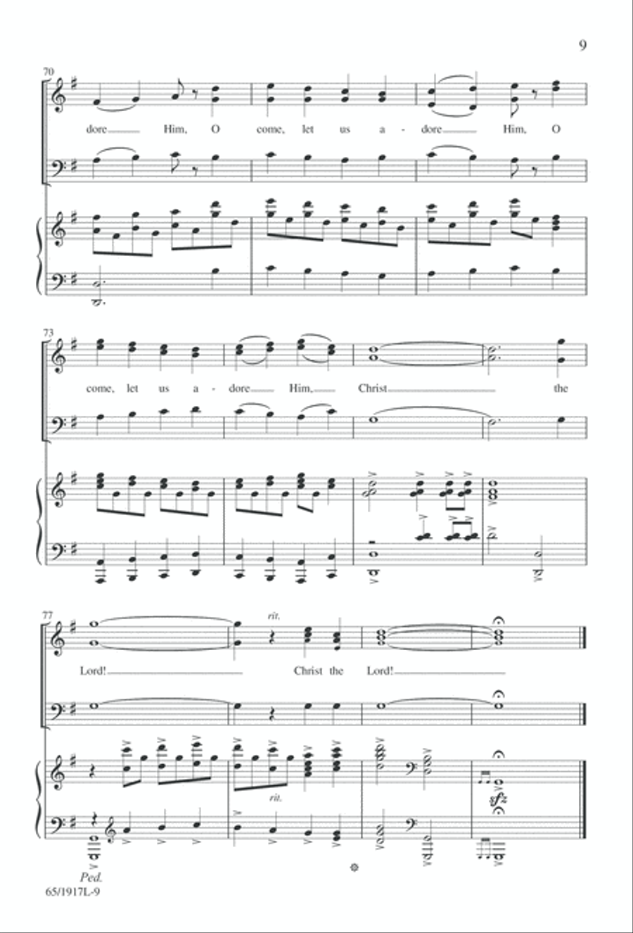Touched by a Child, Touched by a King (Digital Download) 3-Part scores gallery preview page 9