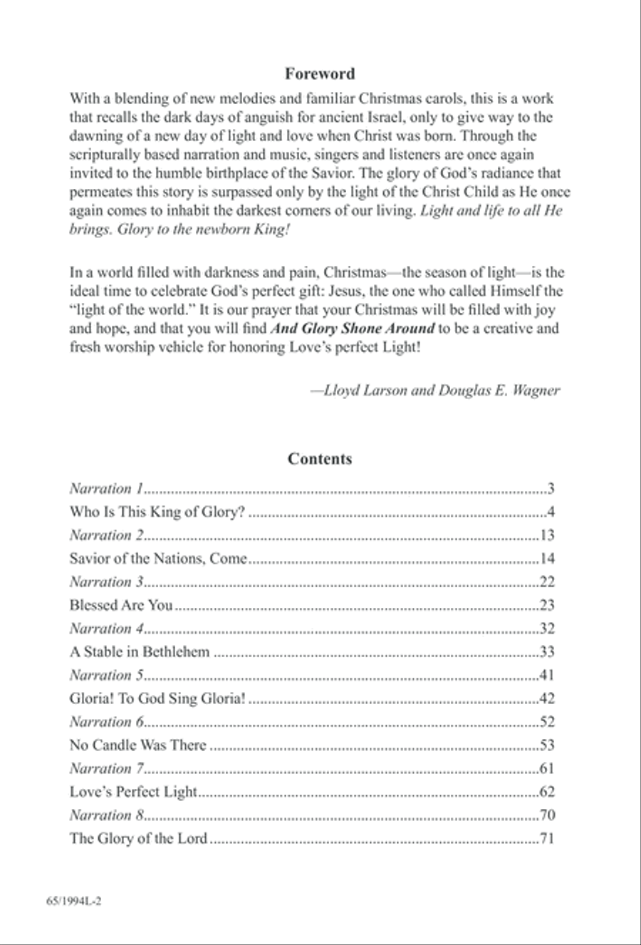 And Glory Shone Around (Digital Download) SAB scores gallery preview page 2