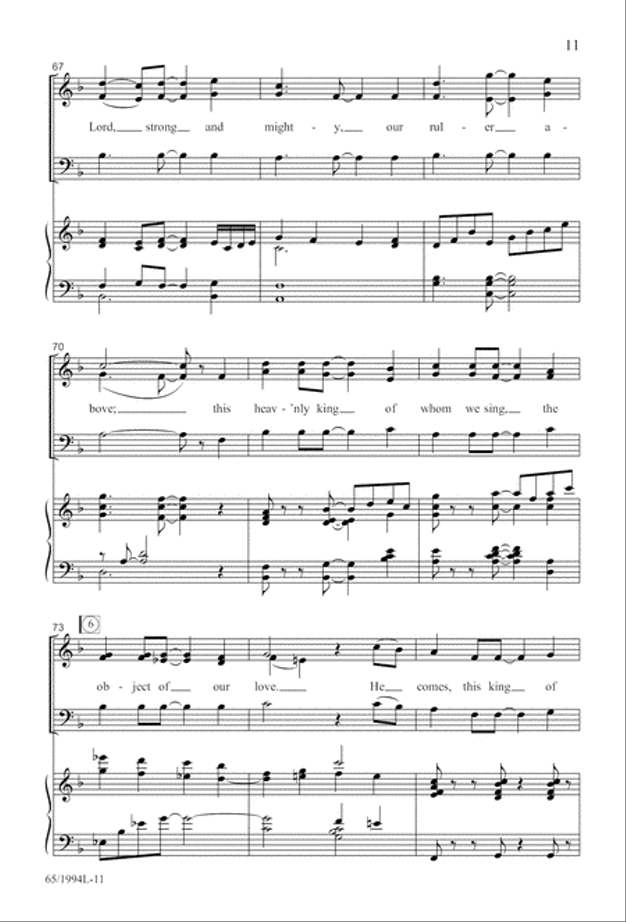 And Glory Shone Around (Digital Download) SAB scores gallery preview page 11