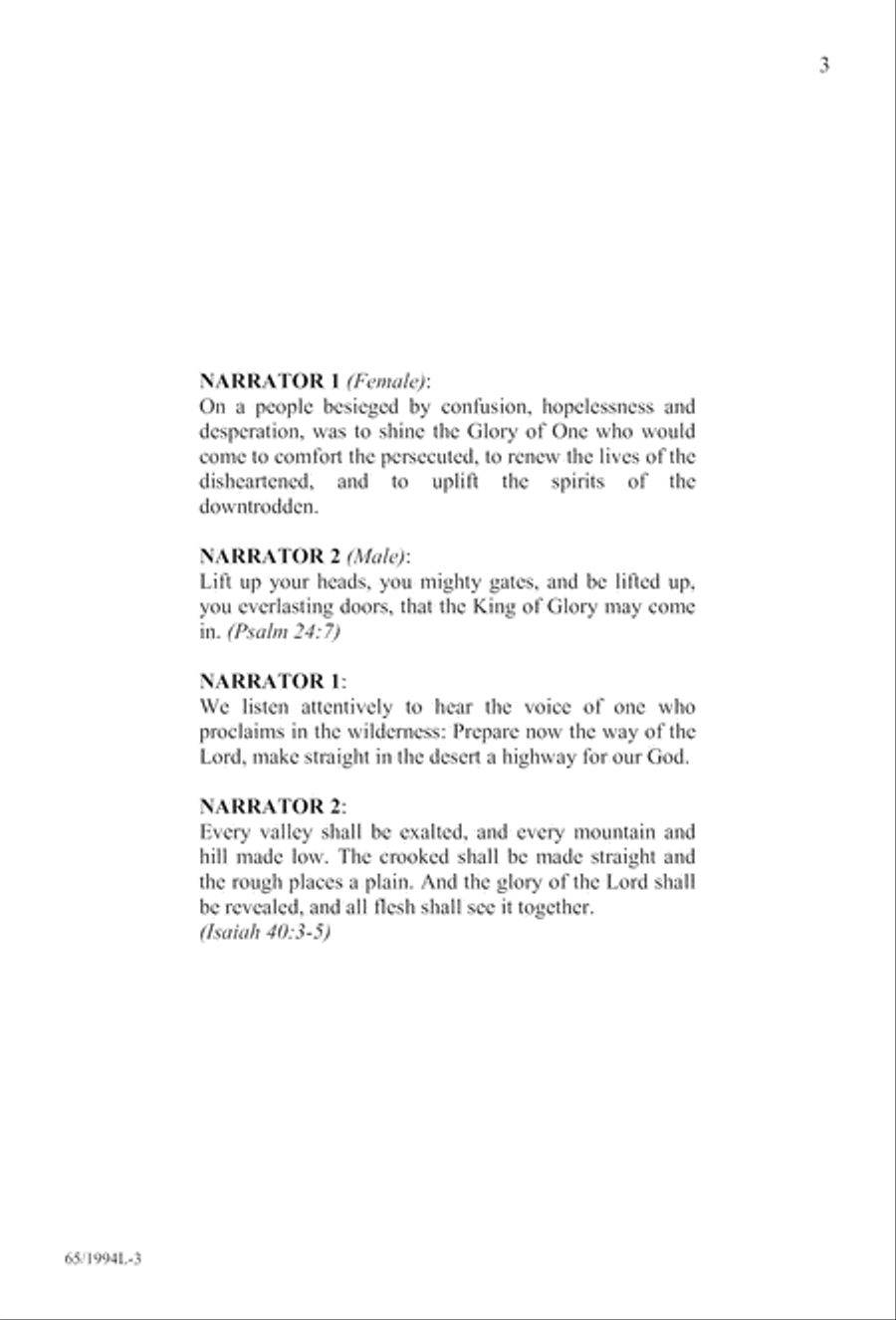 And Glory Shone Around (Digital Download) SAB scores gallery preview page 3