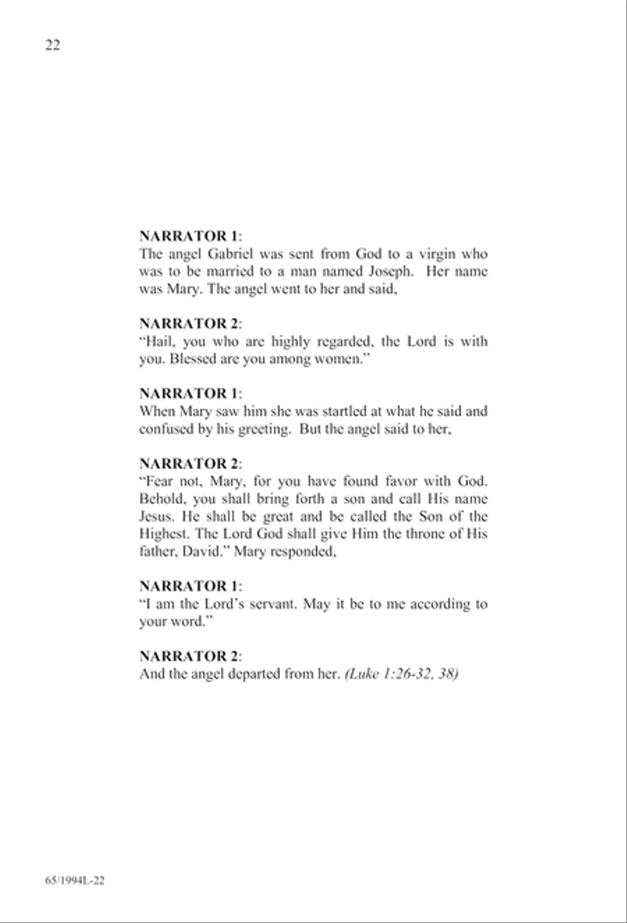 And Glory Shone Around (Digital Download) SAB scores gallery preview page 22