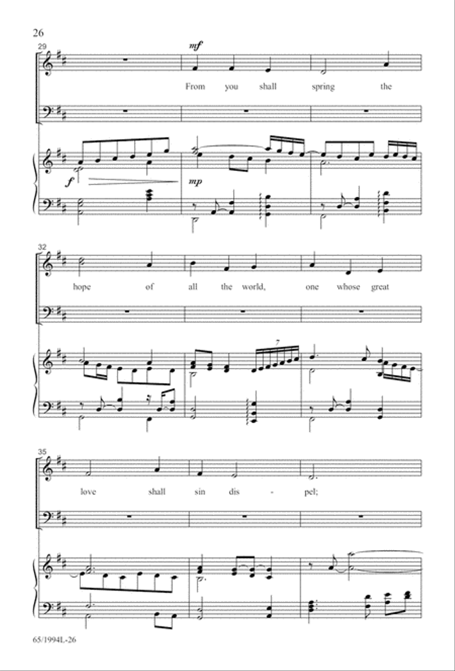 And Glory Shone Around (Digital Download) SAB scores gallery preview page 26