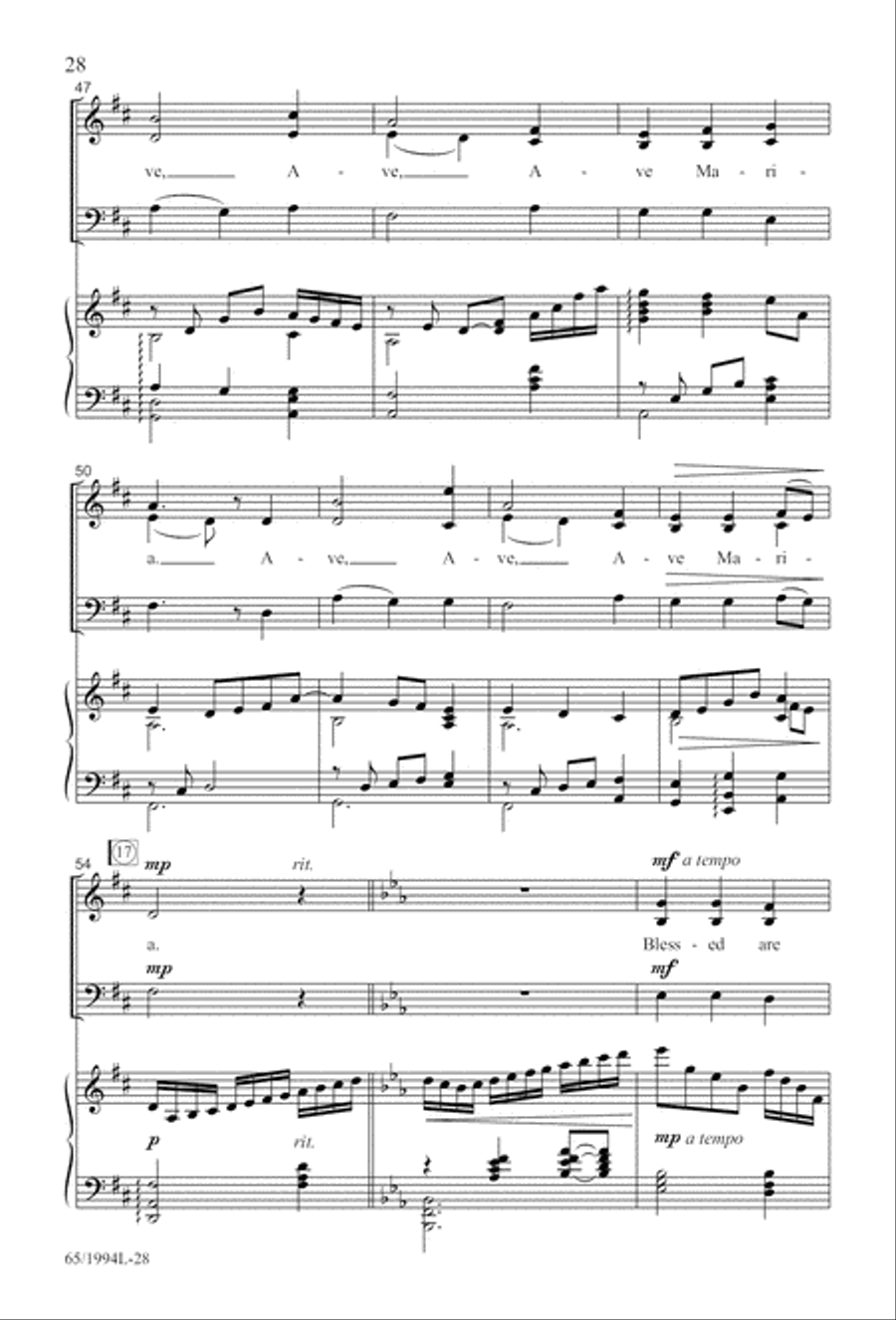 And Glory Shone Around (Digital Download) SAB scores gallery preview page 28