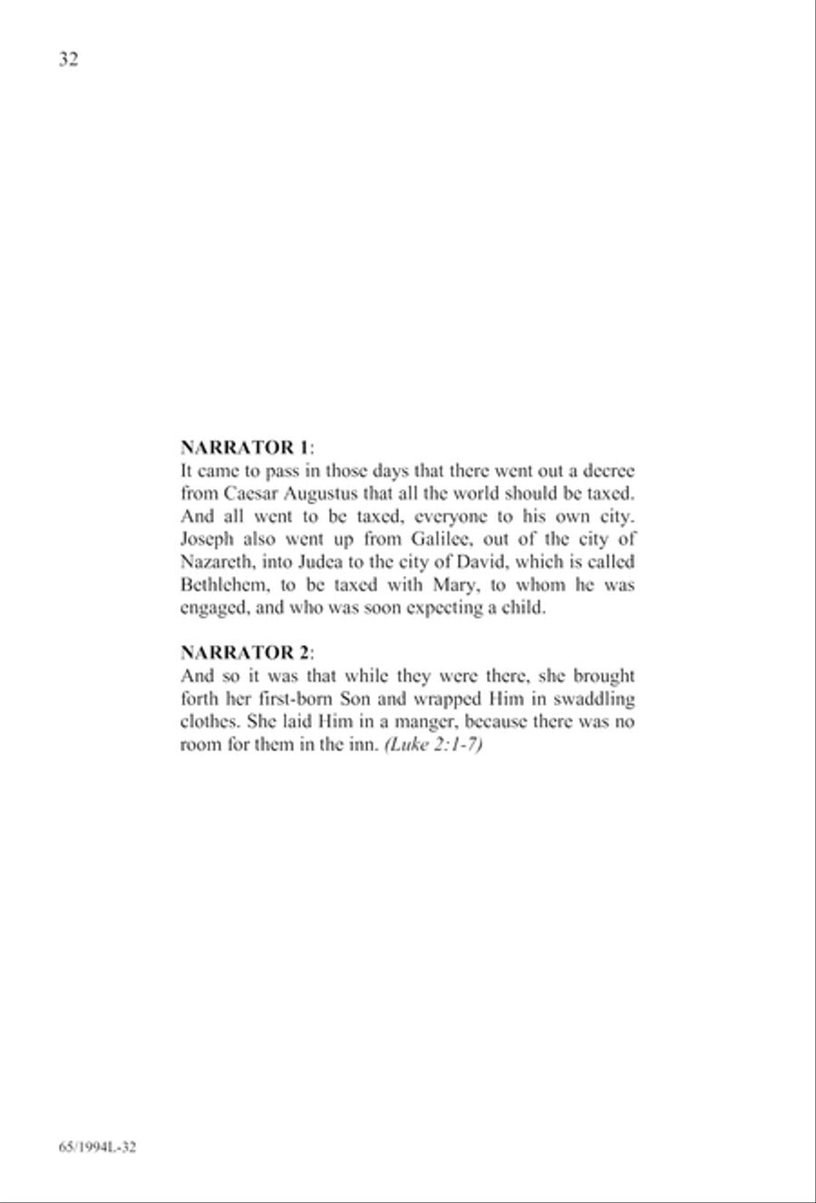 And Glory Shone Around (Digital Download) SAB scores gallery preview page 32
