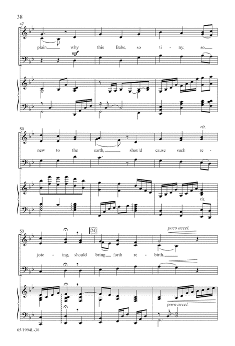 And Glory Shone Around (Digital Download) SAB scores gallery preview page 38