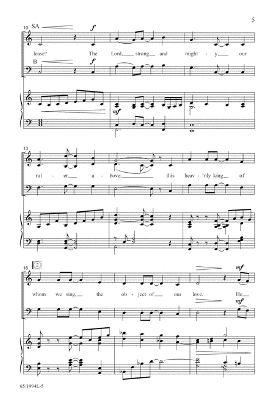 And Glory Shone Around (Digital Download) SAB scores gallery preview page 5
