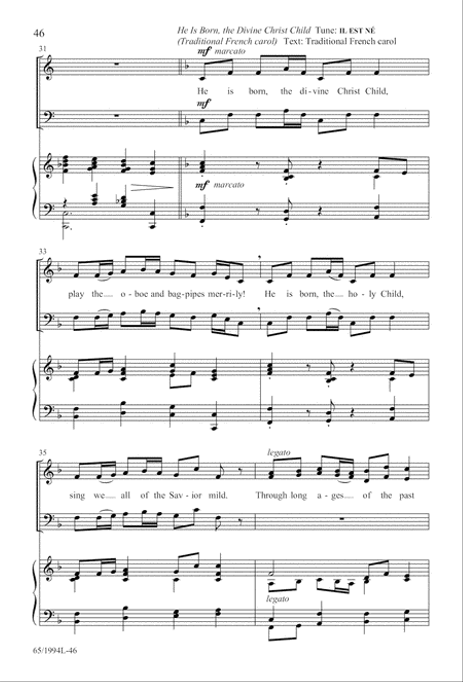 And Glory Shone Around (Digital Download) SAB scores gallery preview page 46