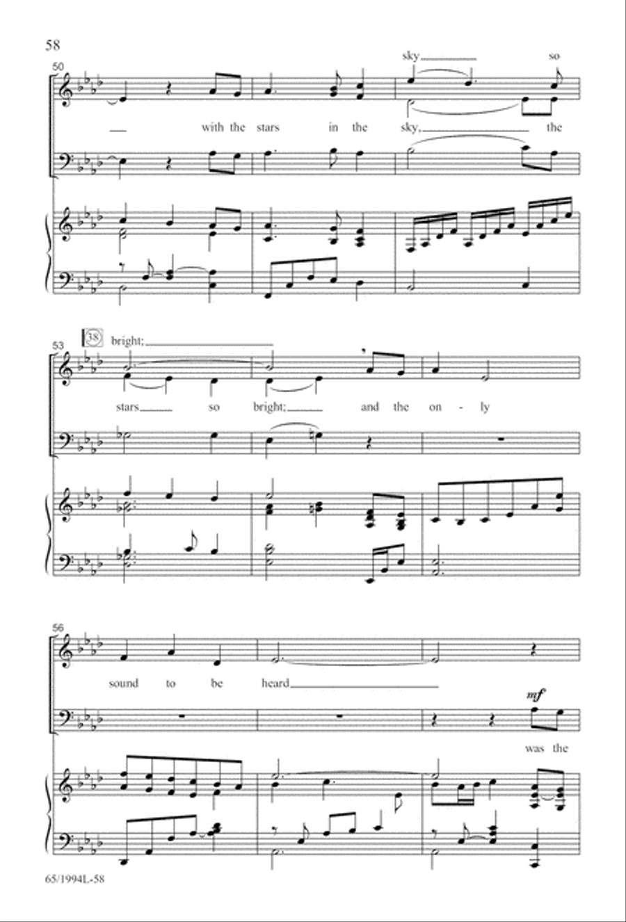 And Glory Shone Around (Digital Download) SAB scores gallery preview page 58