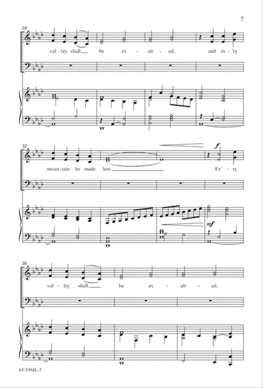 And Glory Shone Around (Digital Download) SAB scores gallery preview page 7