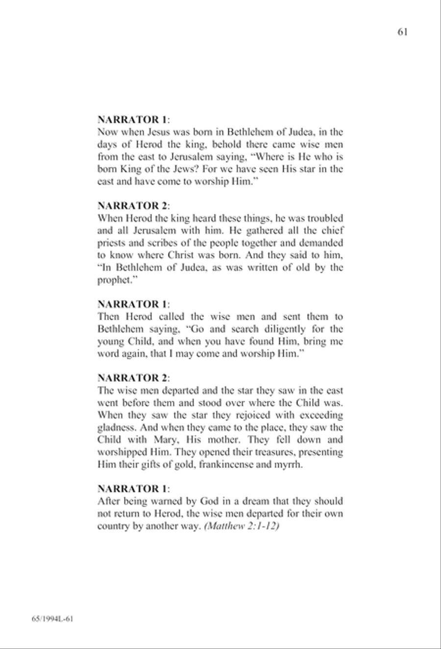 And Glory Shone Around (Digital Download) SAB scores gallery preview page 61