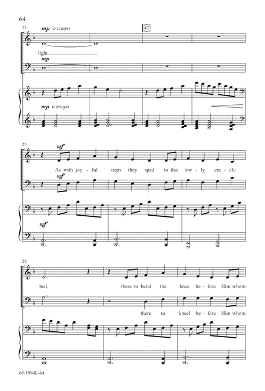 And Glory Shone Around (Digital Download) SAB scores gallery preview page 64