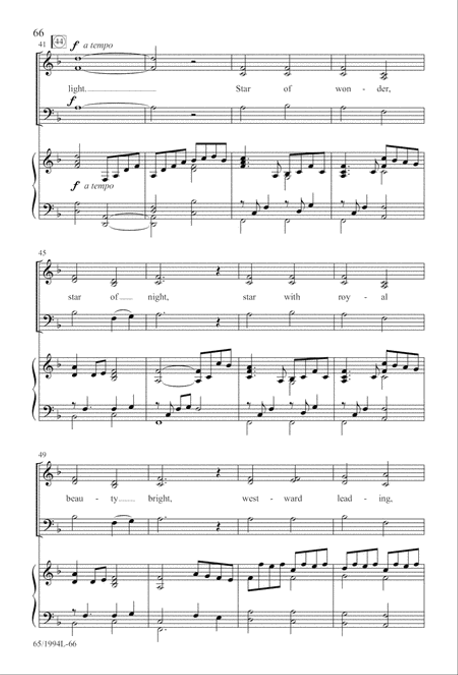 And Glory Shone Around (Digital Download) SAB scores gallery preview page 66