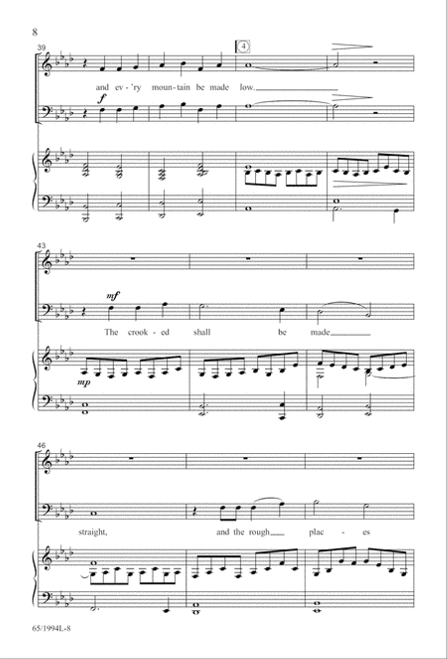 And Glory Shone Around (Digital Download) SAB scores gallery preview page 8