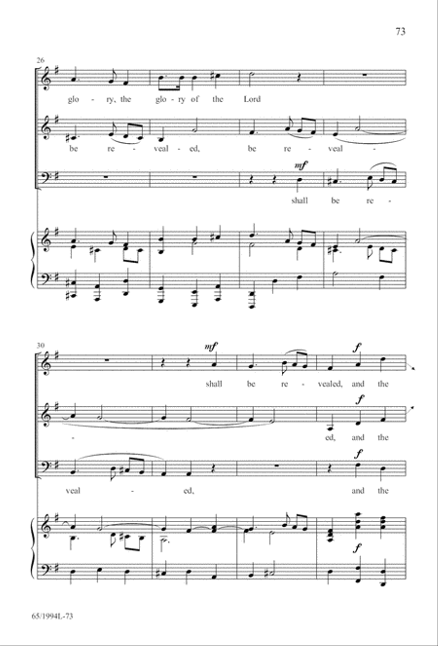 And Glory Shone Around (Digital Download) SAB scores gallery preview page 73