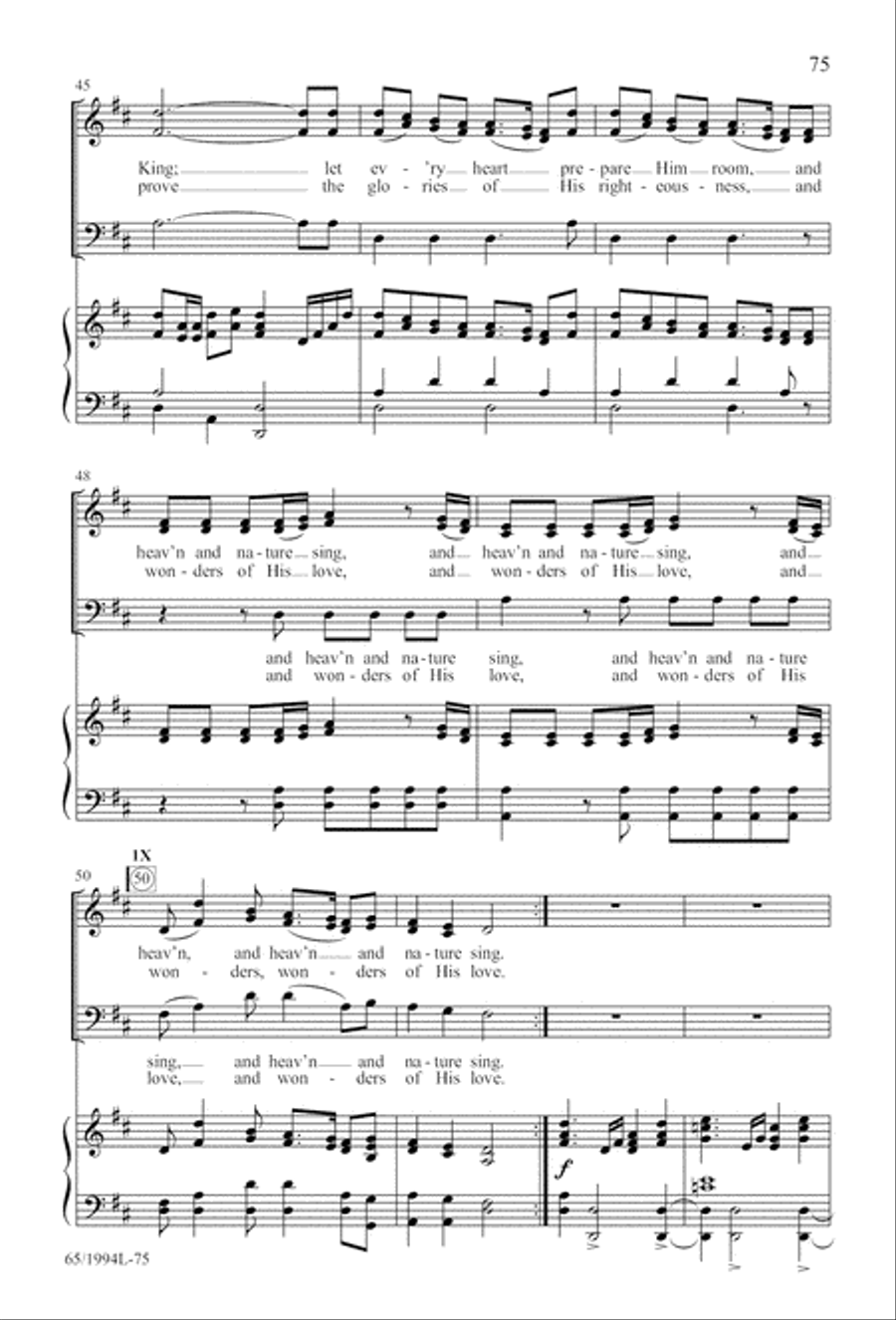 And Glory Shone Around (Digital Download) SAB scores gallery preview page 75