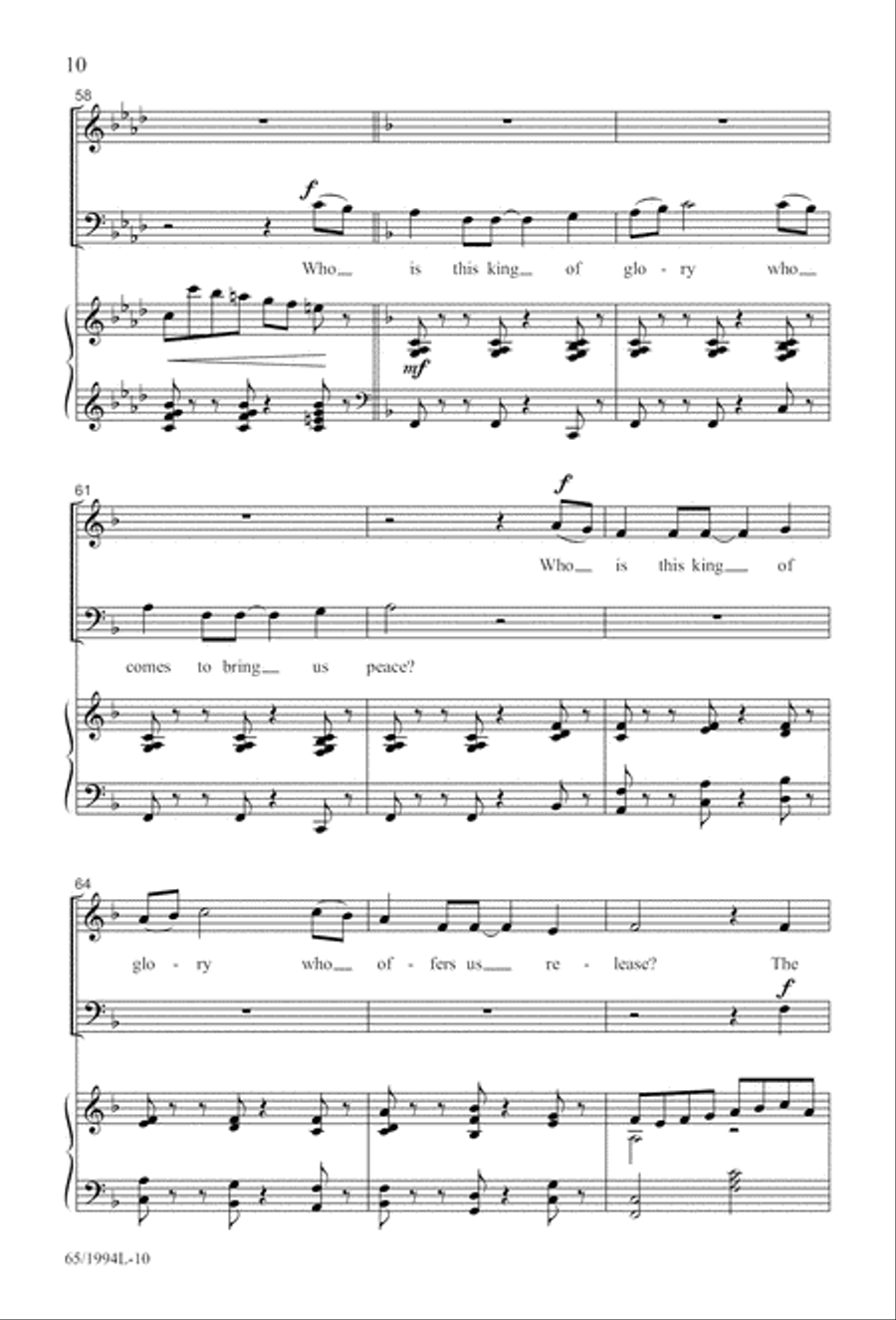 And Glory Shone Around (Digital Download) SAB scores gallery preview page 10