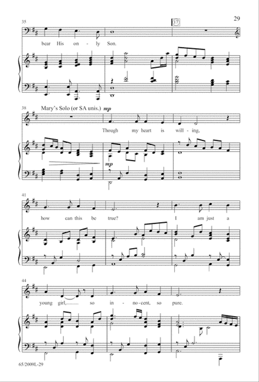 Rise Up! A New Light A-Comin' (Digital Download) 4-Part scores gallery preview page 29