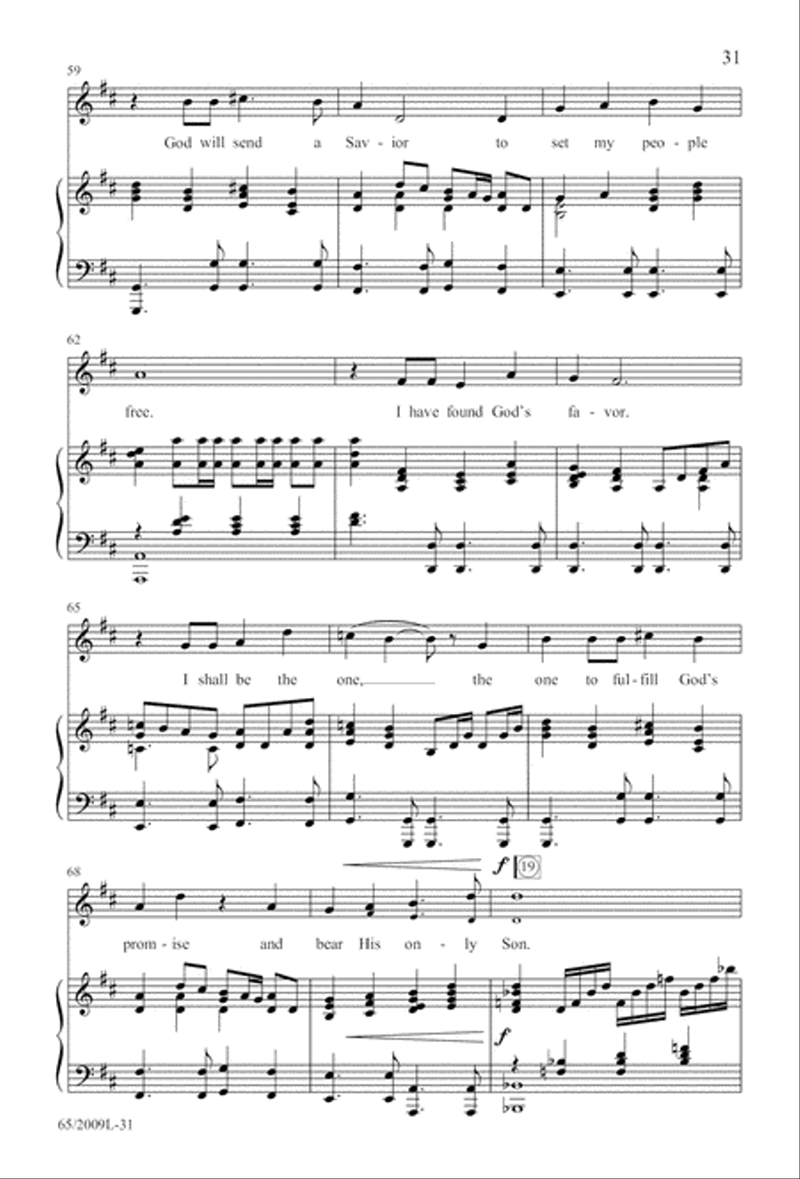 Rise Up! A New Light A-Comin' (Digital Download) 4-Part scores gallery preview page 31