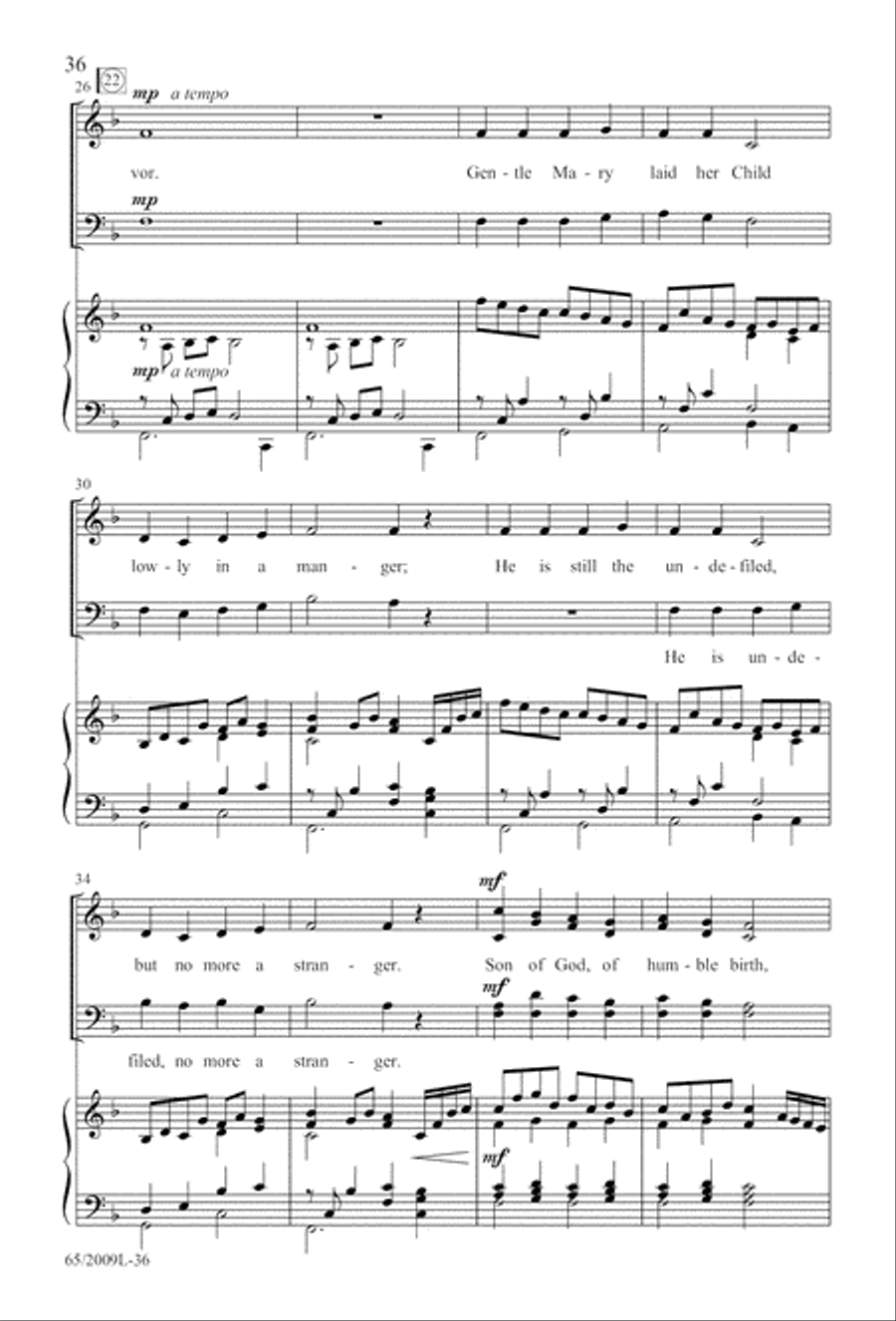 Rise Up! A New Light A-Comin' (Digital Download) 4-Part scores gallery preview page 36