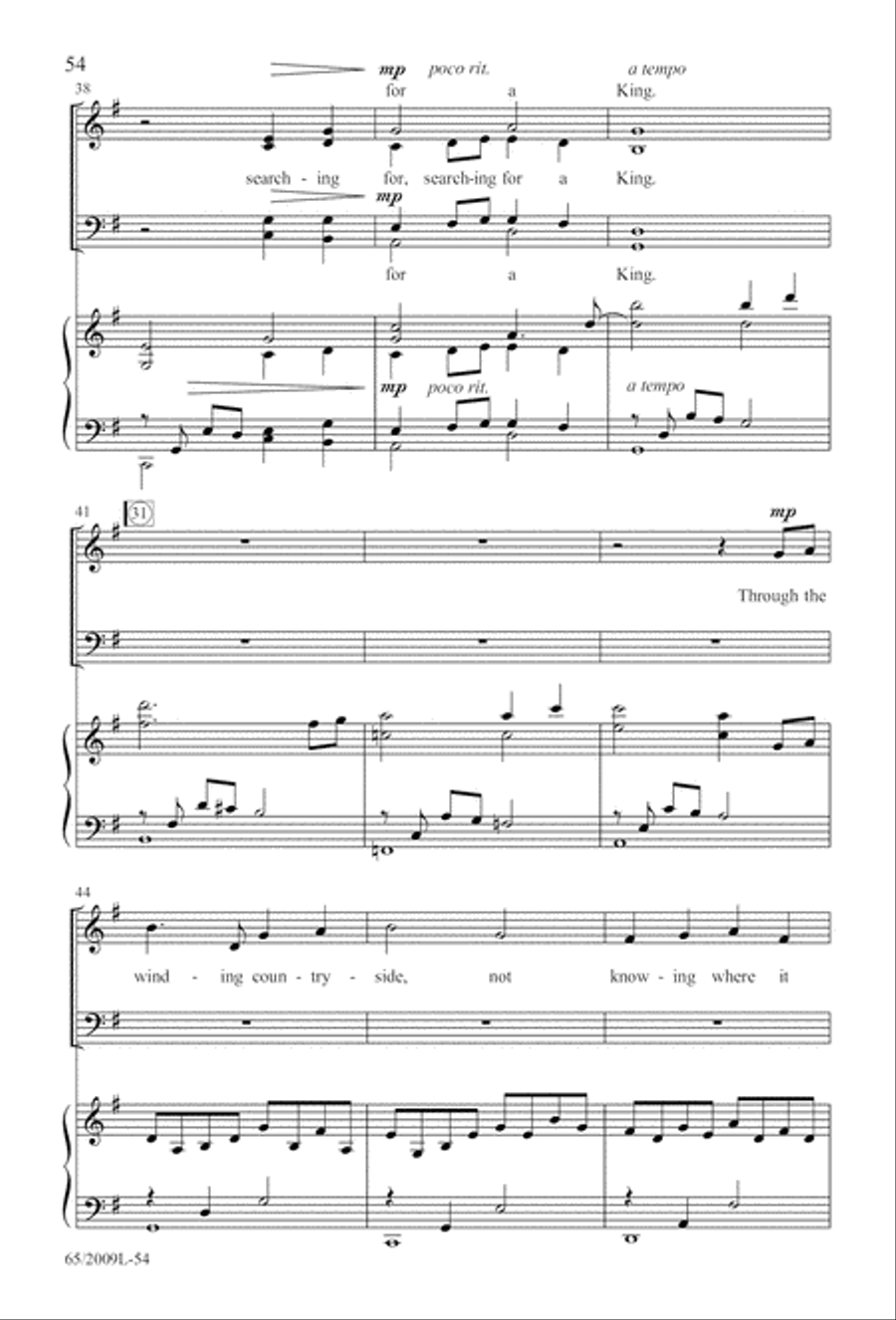 Rise Up! A New Light A-Comin' (Digital Download) 4-Part scores gallery preview page 54