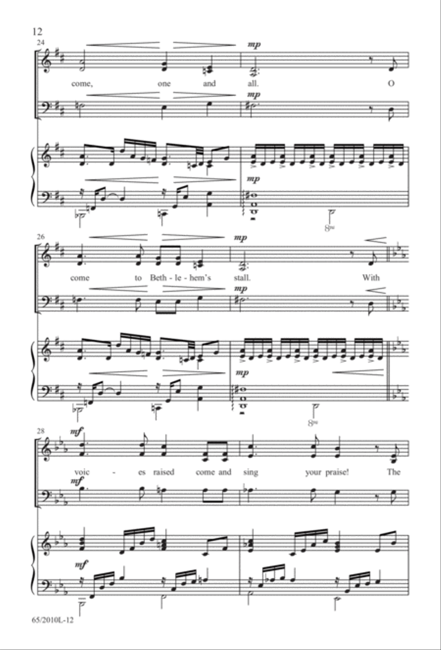 Rise Up! A New Light A-Comin' (Digital Download) 3-Part scores gallery preview page 12