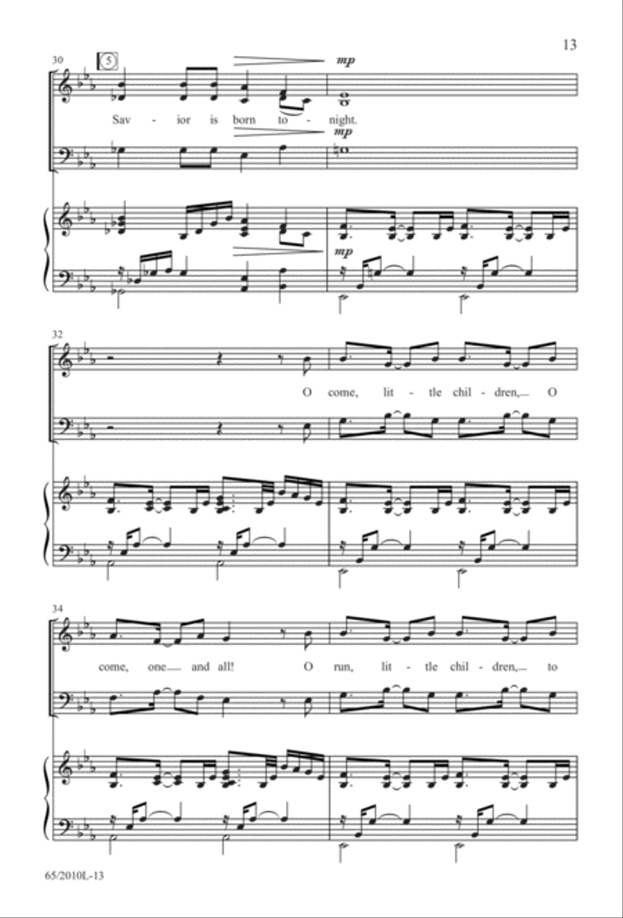 Rise Up! A New Light A-Comin' (Digital Download) 3-Part scores gallery preview page 13