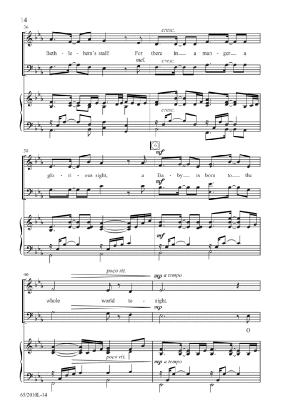 Rise Up! A New Light A-Comin' (Digital Download) 3-Part scores gallery preview page 14
