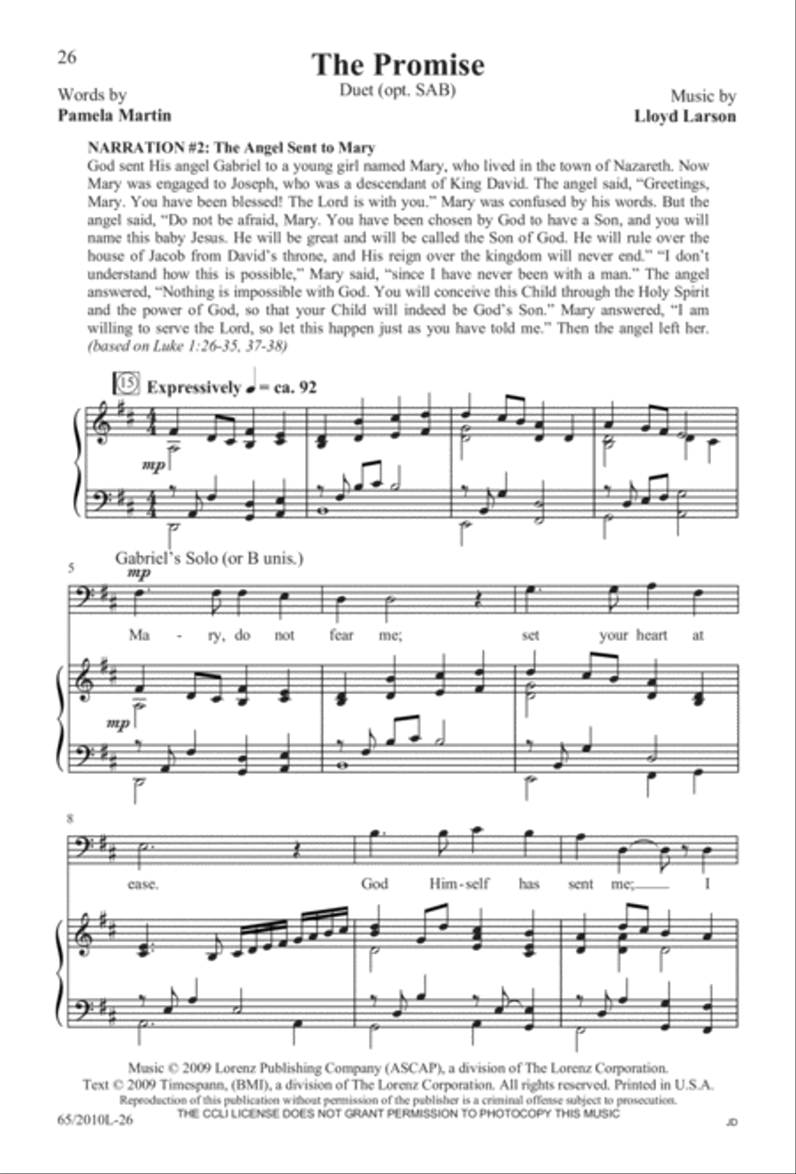 Rise Up! A New Light A-Comin' (Digital Download) 3-Part scores gallery preview page 26