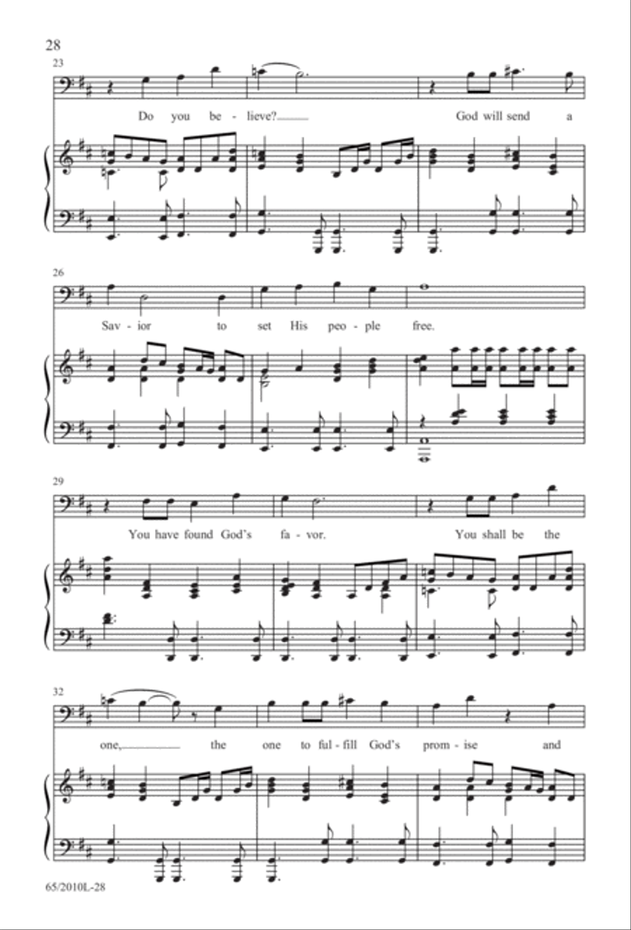 Rise Up! A New Light A-Comin' (Digital Download) 3-Part scores gallery preview page 28