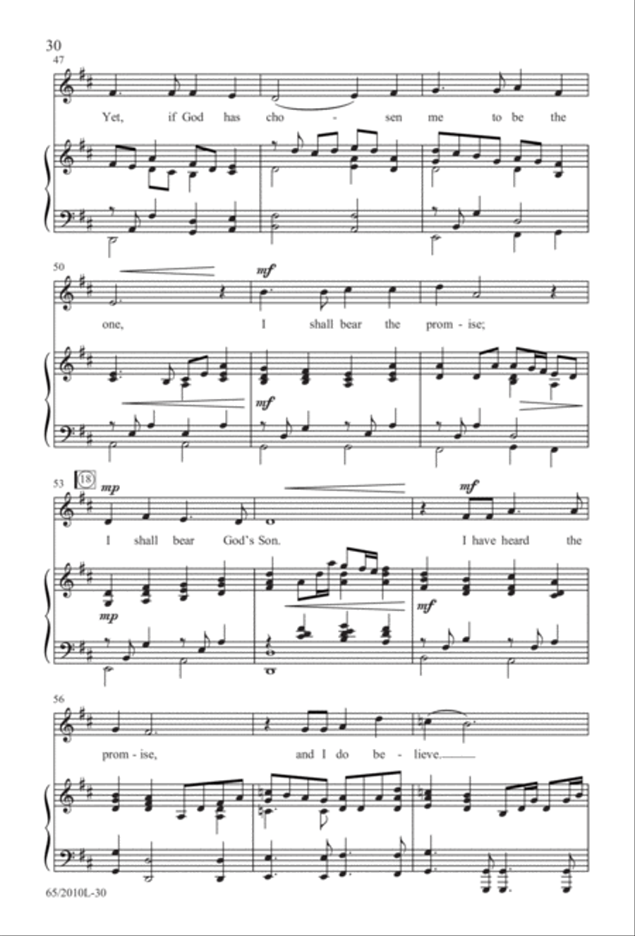 Rise Up! A New Light A-Comin' (Digital Download) 3-Part scores gallery preview page 30