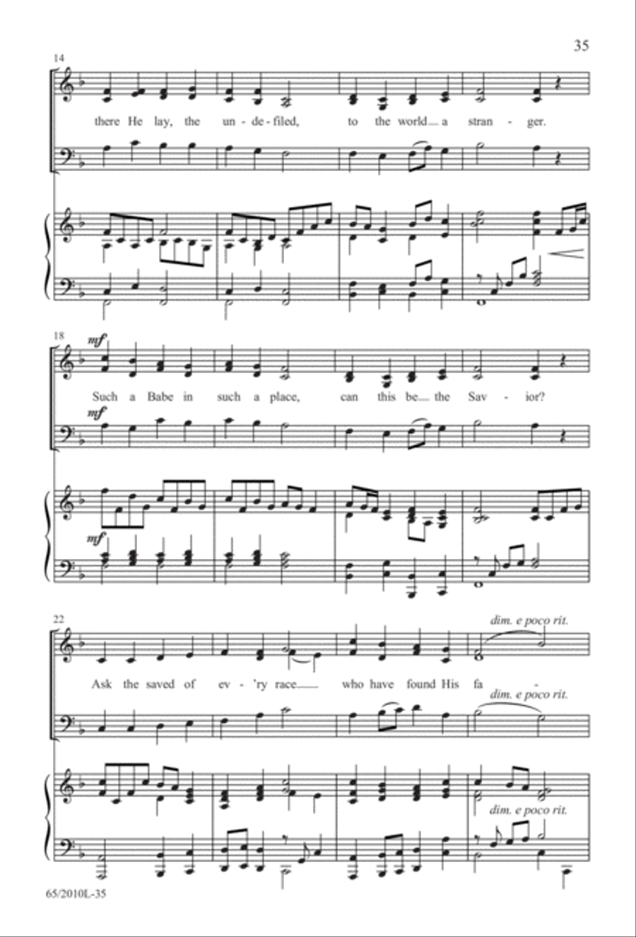 Rise Up! A New Light A-Comin' (Digital Download) 3-Part scores gallery preview page 35